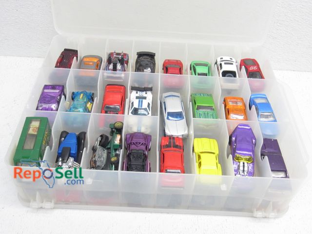 Lot 31-9335 - (50) Hot Wheels Vintage Toy Cars in Case, 1983 &amp; Later