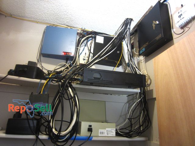 Lot 31-2123 - Kantech KT300 Security System - Buyer Must Remove - MG Electronics, Linksys, Ajhua, etc.