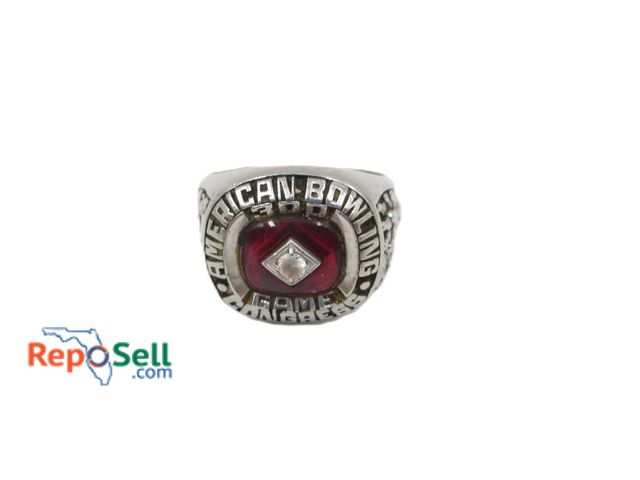 Lot 31-5016 - Ruby Quartz Keepsake Ring Size 12 with Box