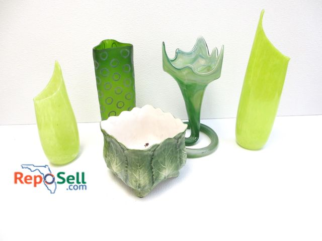Lot 31-1352 - (5) Pcs Glass Decor: 1 Made in Italy by Vietri