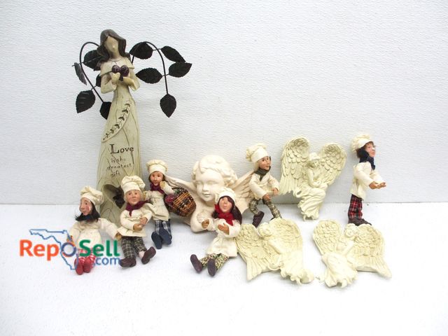 Lot 31-9121 - Angel Collection and Small Chef Figures