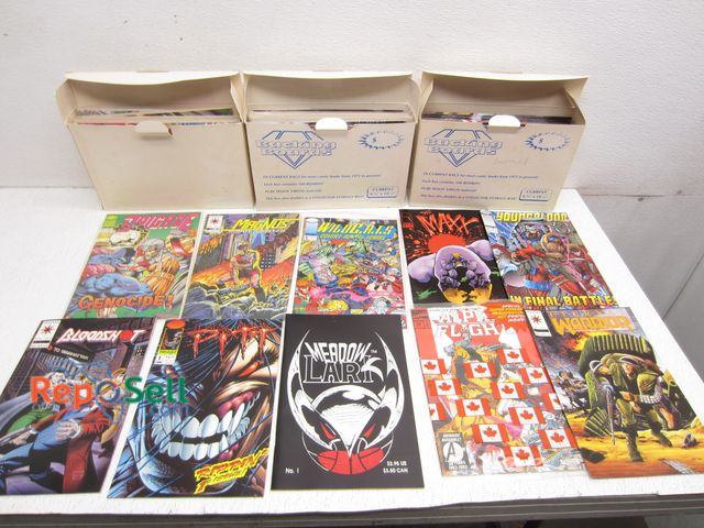 Lot 31-6134 - (90) Comic Book Lot; Includes Magnus, Bloodshot, Youngblood, Etc. Some Duplicates