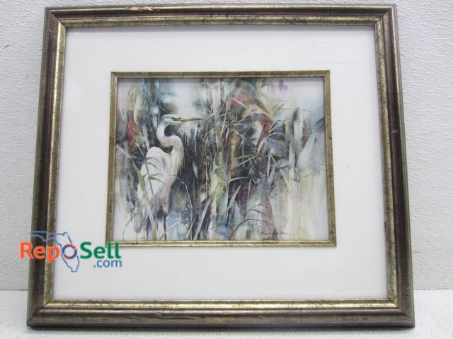 Lot 31-1234 - Framed Art By Brent Highton 16"x14"