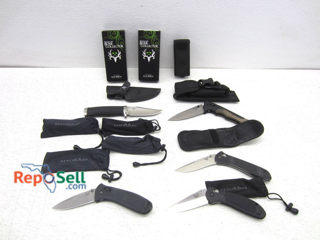 Lot 31-6280 - (10) Benchmade Knives with Sheaths - Various Sizes