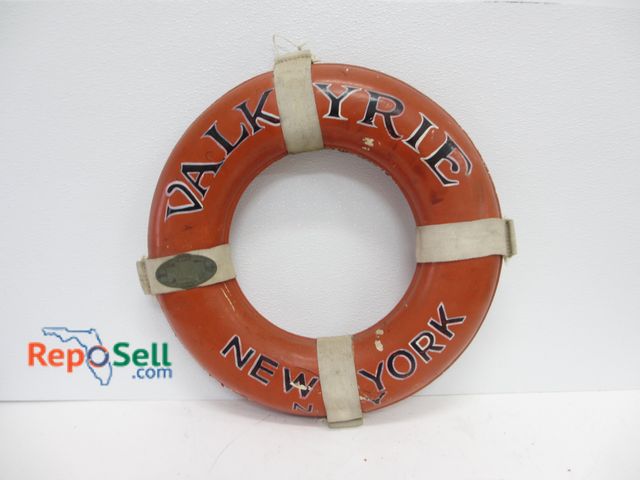 Lot 31-1163 - Vintage Valkyrie Yacht Throw Ring; 19" Diameter