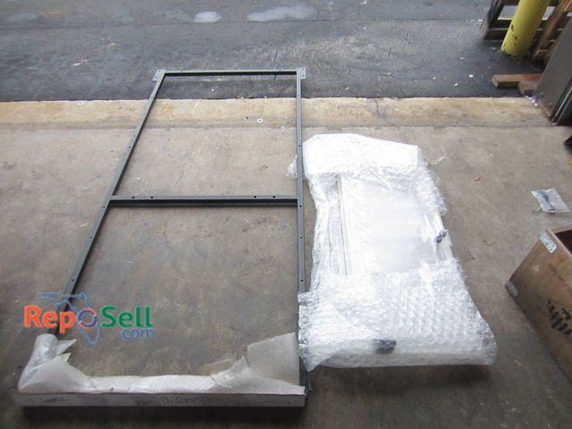 Lot 31-1288 - Folding Windshield and Sun Top Metal Frame with Hardware, Approx. 40x17 Inches