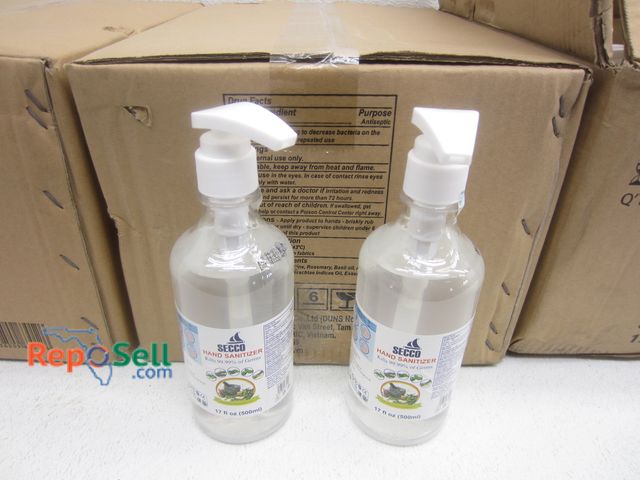 Lot 31-6514 - 3-Cases of SECCO Hand Sanitizers - (55) Total