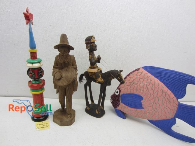 Lot 31-9336 - (4) Wood Sculptures