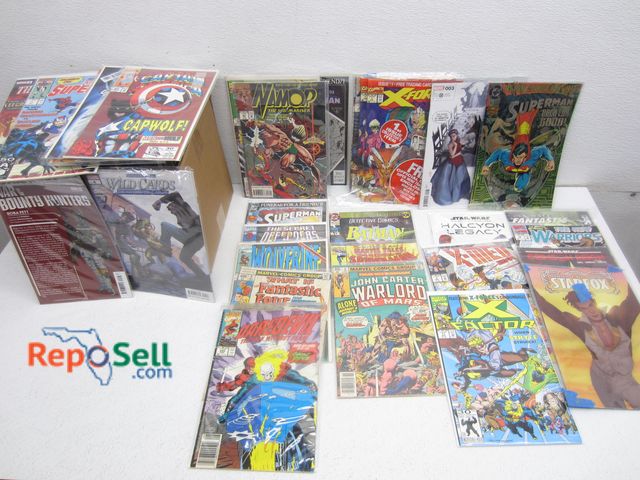Lot 31-3586 - Approx (80) Collectible Comics Bagged/Boarded: Superman, Batman, Star Wars, etc.