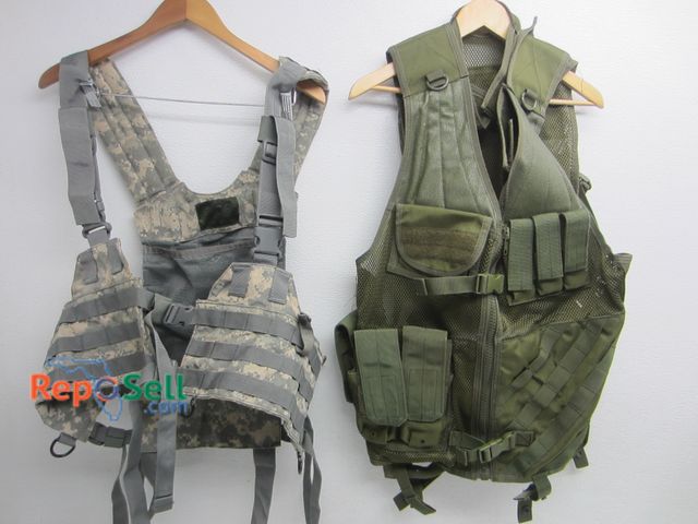 Lot 31-2527 - (2) Tactical Vests; Appear to be XL (no size tags)