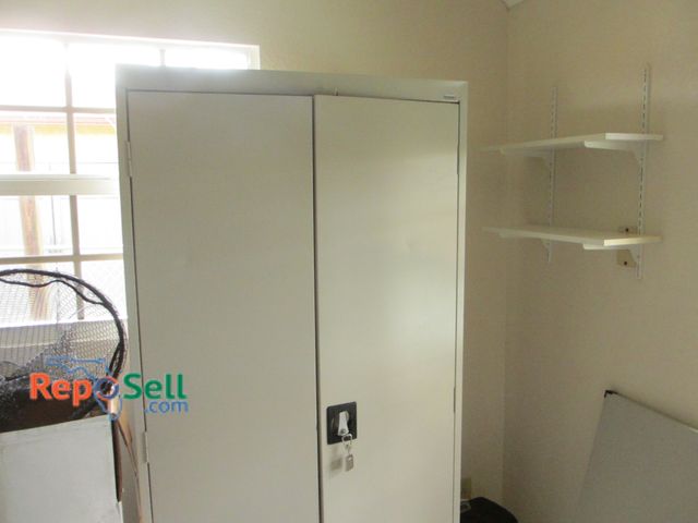 Lot 31-8679 - Large Metal Storage Unit - 2 Door w/Key - 72"H x 36W x 18D - Bring Labor