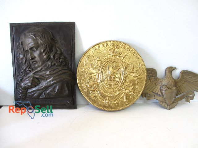 Lot 31-1295 - (3) Collectible Pieces: John Milton, Eagle, Mexicano