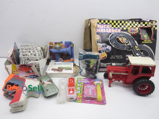 Lot 31-2089 - Lot of Games and Toys: PEZ, Tractor,  etc.