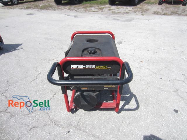 Lot 31-6508 - Porter Cable 5250 Watt Gas Generator, Has Compression