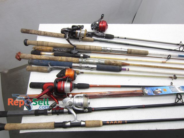 Lot 31-6187 - (12) Rods And (5) Reels: Competitor, South Bend, Zebco etc
