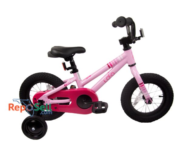 Lot 31-5404 - New Loco Cycles 12" Bicycle, Girl's Baby Pink