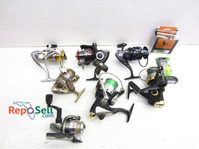 Lot 31-6331 - (7) Fishing Reels: Shakespeare, Avenger, Tournament etc