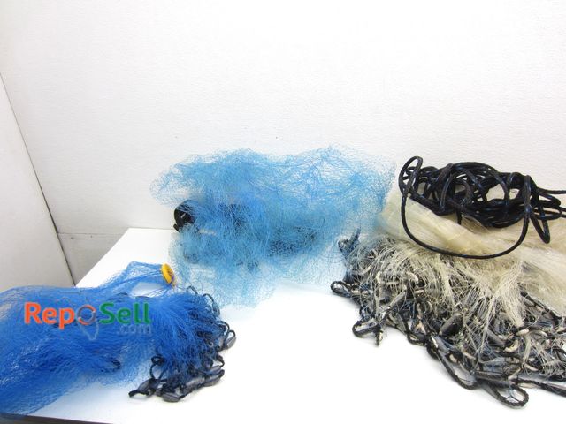 Lot 31-7290 - (3) Fishing Nets With (2) Totes And Lids
