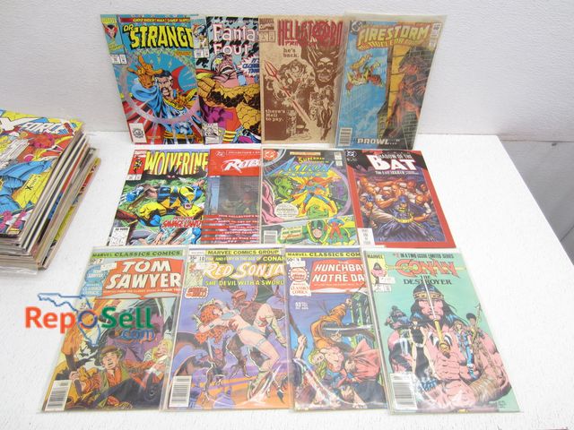 Lot 31-6136 - (60) Comic Books; Includes Fantastic Four, Dr. Strange, Ghost Rider, Etc.