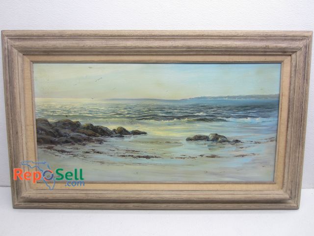 Lot 31-5393 - Framed Painting On Canvas By Ron Goyette 36.5"x22.5"