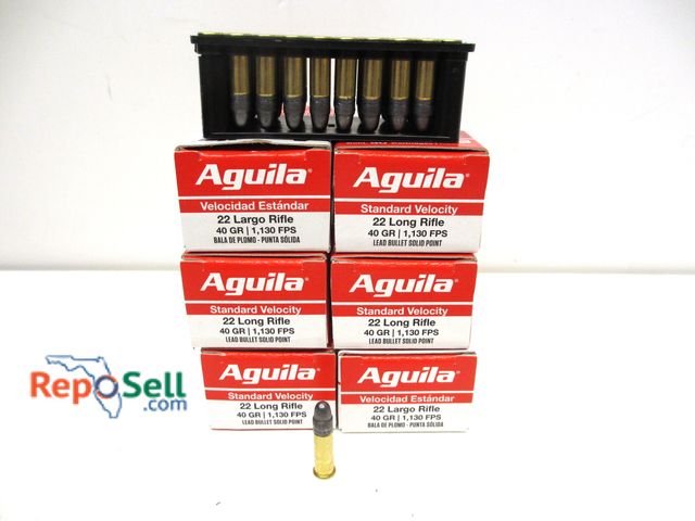 Lot 31-1412 - (300) rds Aguila 22 LR 40 gr Ammo