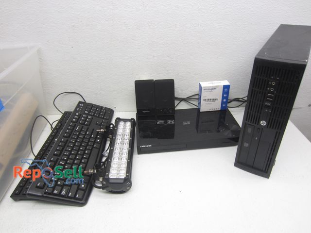 Lot 31-8163 - Electronics Lot: Samsung Blu-ray 3D Player (Power On), Nilight LED Light, Keyboards etc