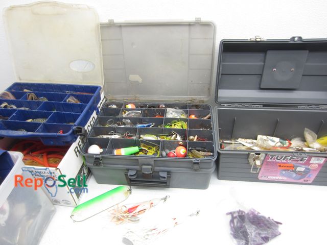 Lot 31-1428 - (3) Tackleboxes With Tackle
