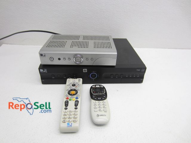 Lot 31-4071 - Direct TV DVR And Receiver With (2) Remotes: HDDVR Power On, Other Receiver Missing Power Cord