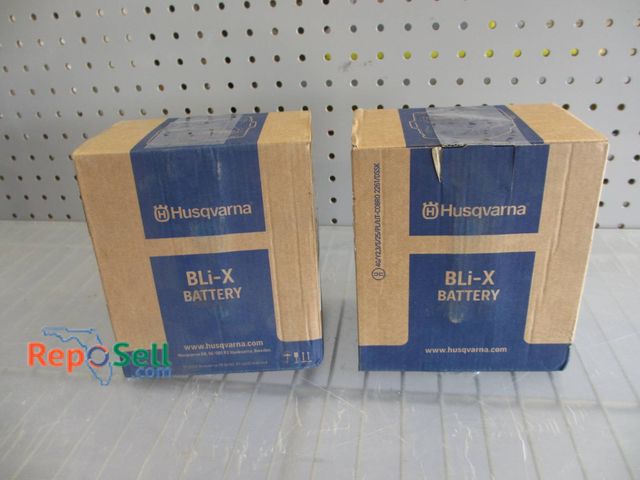 Lot 31-1167 - Two New Husqvarna BLi-X Lithium-Ion Batteries, Model 40-B330X, Each Weighing 2.0 Kg. Assembled In Po...