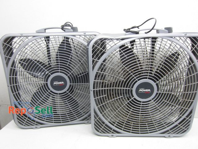 Lot 31-4077 - (2) Lasko Box Fans - Both Power On