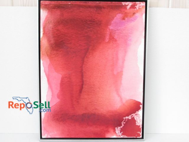 Lot 31-1365 - "Red Veil" by Richard Diedrich, Watercolor on Canvas 17x24" (#51)