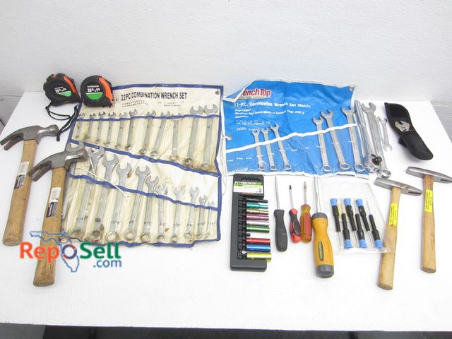 Lot 31-2431 - Assorted Hand Tools: Cummins Wrench Set, Hammers, Screw Drivers etc