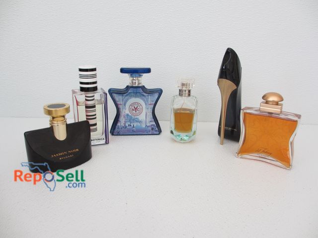Lot 31-3165 - (6) Perfumes: Noir, Hermes, NUC, Tiffany, Herrera, etc.