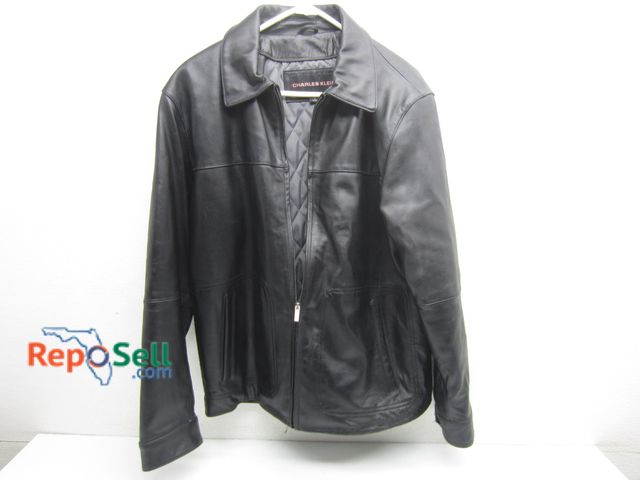 Lot 31-9035 - Leather Charles Klein Jacket Size M