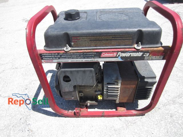 Lot 31-1346 - Coleman Power Mate 3750 W gas generator has compression.