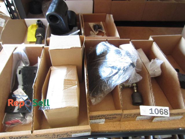 Lot 31-1068 - Golf Cart Parts Lot: Icon Buckle, Safety Belt, Shaft Seal, Windshield Clip, Mirror Set