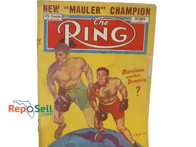 Lot 31-1212 - Rocky Marciano Cover; Ring Magazine; December 1952