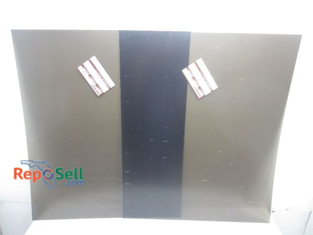 Lot 31-9039 - (2) Plaskolite Bronze acrylic sheets, 30" x 36" USA made shelf pull
