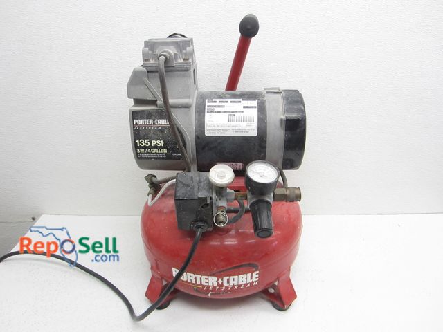Lot 31-2127 - Porter Cable 4 Ga Air Compressor - Power On, Builds Pressure