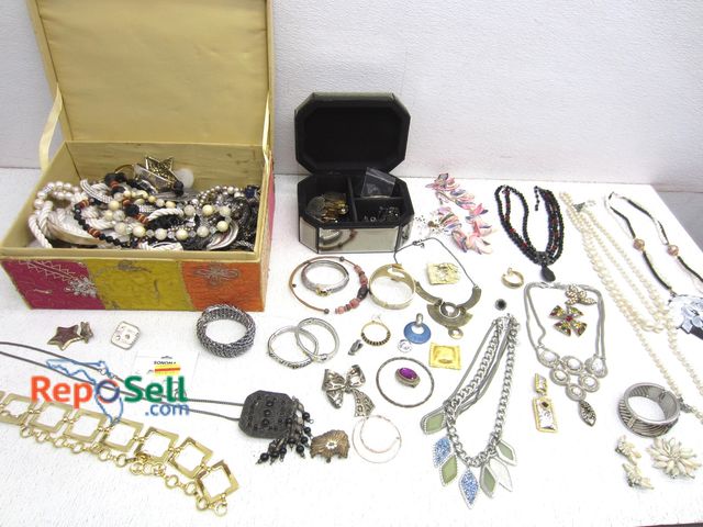 Lot 31-6164 - Assorted Costume Jewelry And (2) Jewelry Boxes