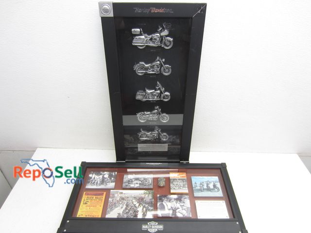 Lot 31-5081 - (2) Harley Davidson Shadowboxes
