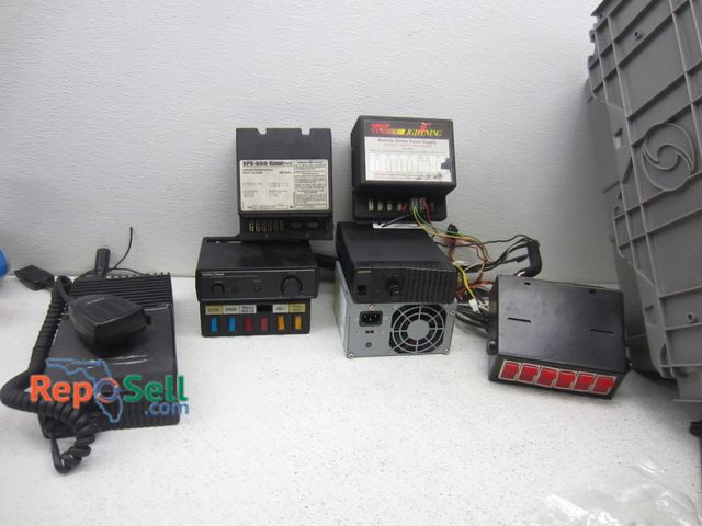 Lot 31-9413 - CB radios, wiring, switches, strobe power supply, etc.