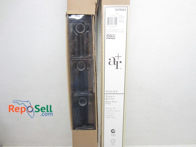 Lot 31-9058 - (2) New AR+ Drapery Rod Sets, Adjustable 36"-72" #5276624