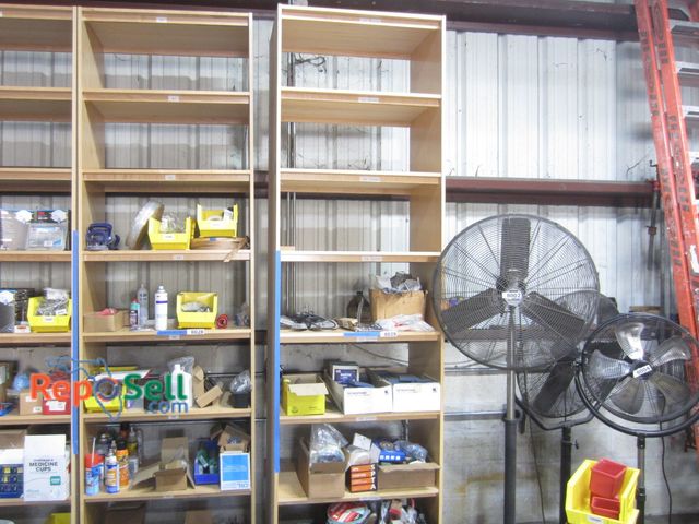 Lot 31-8031 - (2) Wood Shelving Units No Contents - 35.5"W x 10'H x 20.5D Each