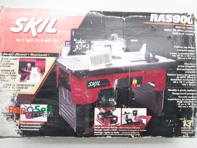Reposell.com - Lot 31-8330 - Skil RAS900 Router Table (appears new in box)