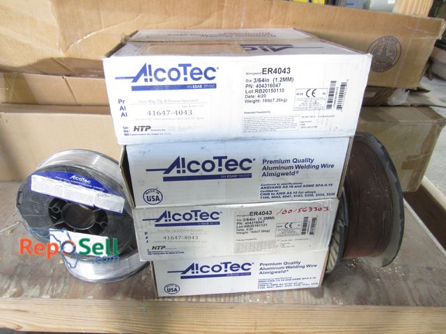 Lot 31-8239 - (6) Rolls of Alcotec Aluminum Welding Wire 3/64" 1.2mm and .035" 0.9mm