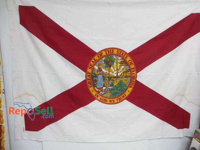 Lot 31-1354 - Great State Of Florida Flag/Banner 88"x5'