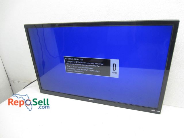 Lot 31-9491 - Sanyo 32-inch TV, powers on FW32D25T.
