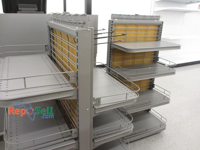 Lot 31-3071 - (3) Matching Stand Alone Shelves, 55"H x 12"D x 25"