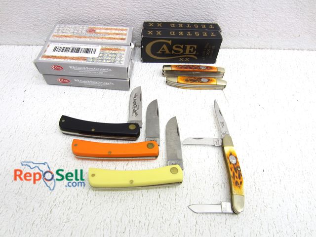 Lot 31-6332 - Knife Lot: (6) Case With Box And (3) Steel Warrior